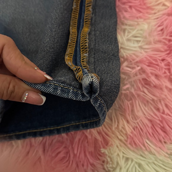 Levi's Type 1 Dura skirt in blue denim - Picture 7 of 13